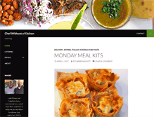 Tablet Screenshot of chefwithoutakitchen.com